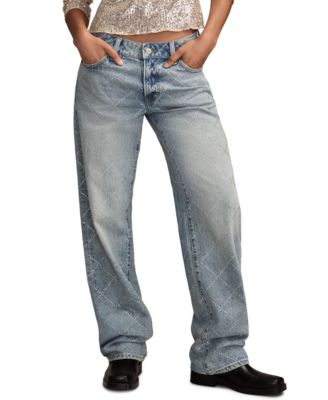 Lucky Brand - Women's Legend Rhinestone Baggy Jeans