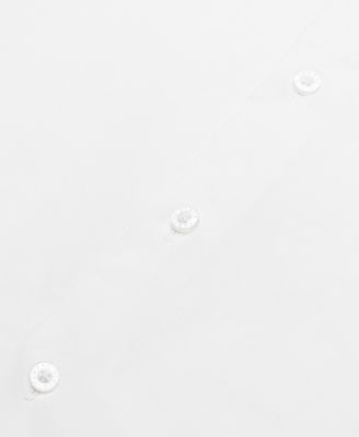 Men's Solid Slim-Fit Dress Shirt