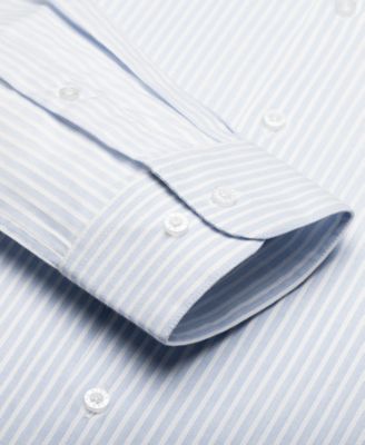 Men's Solid Slim-Fit Dress Shirt