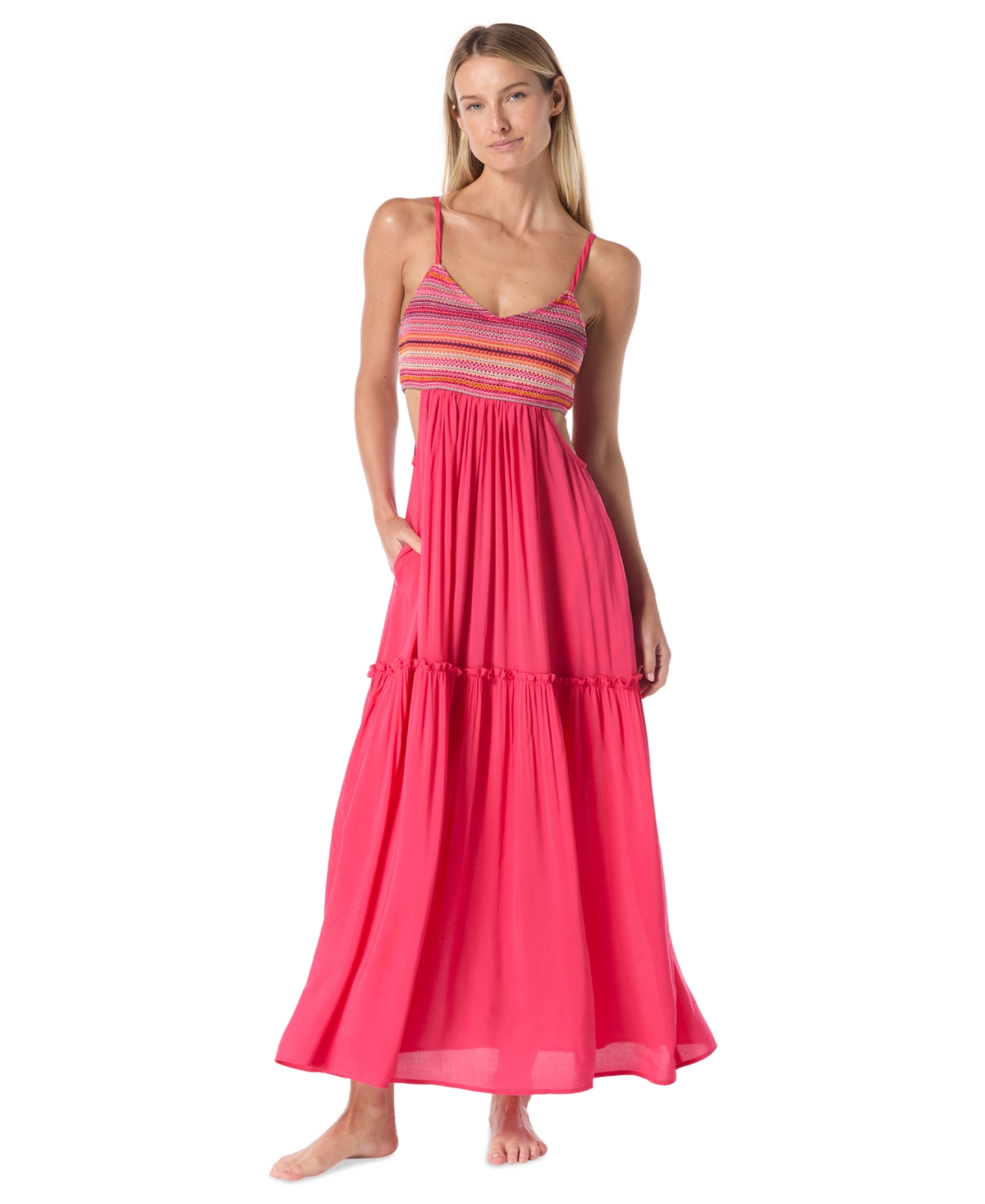 Vince Camuto Women's Crochet Cover-Up Dress