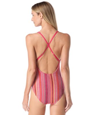 Women's Crochet Ring One Piece Swimsuit