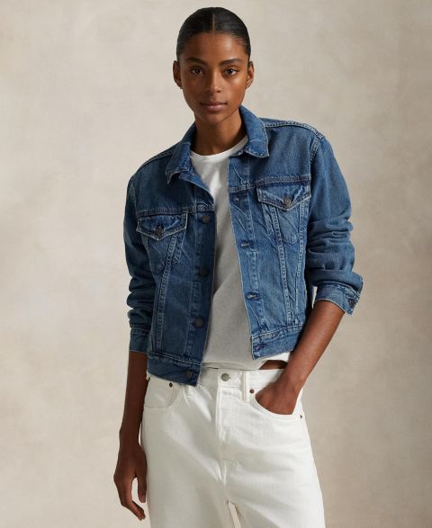 Женские куртки Polo Ralph Lauren Denim Trucker Jacket