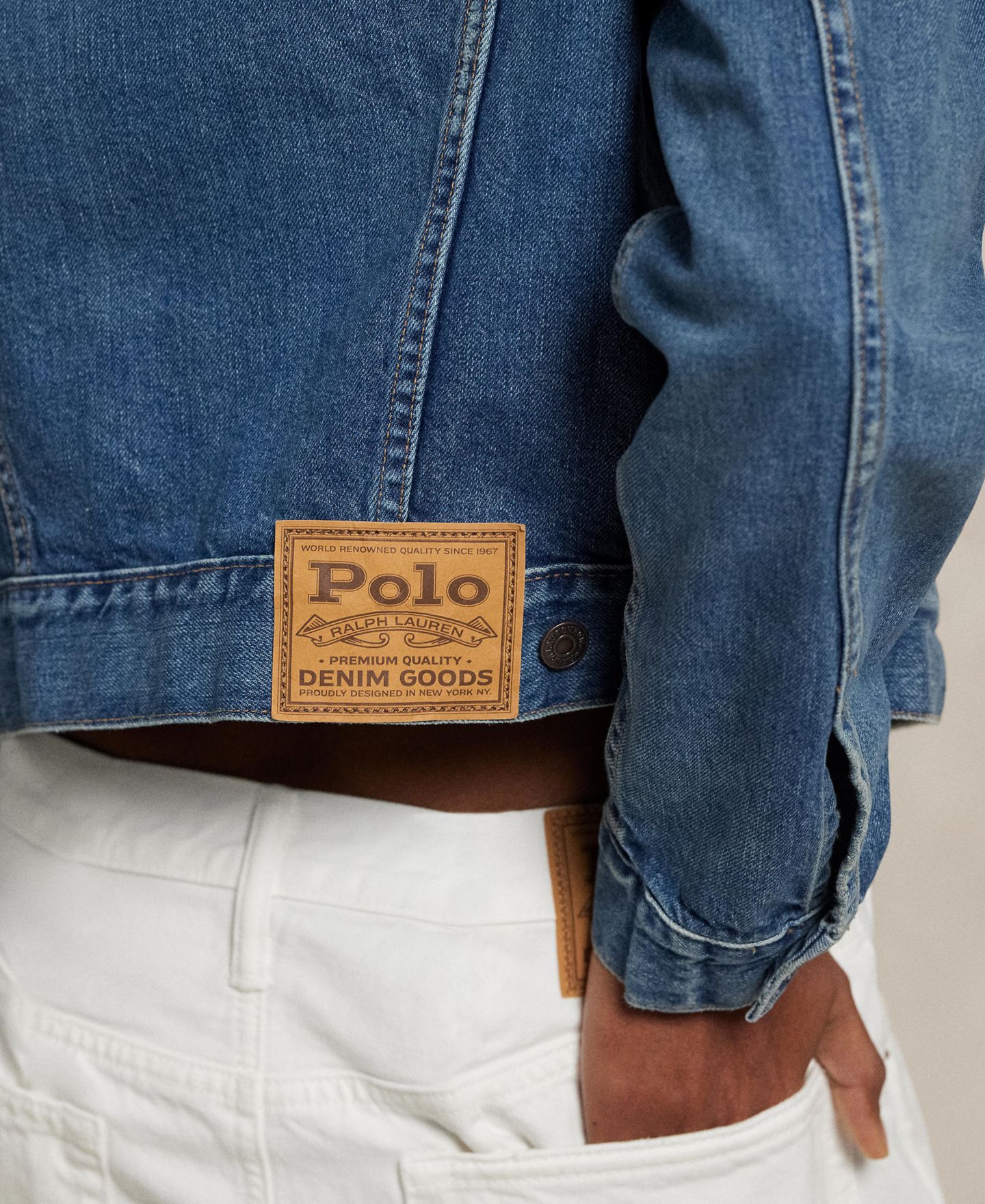 Женская куртка Polo Ralph Lauren Denim Trucker, цвет: Варёный — фото 4