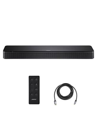 Bose TV Speaker, Black with HandA High-Speed HDMI 2.0 10' Cable