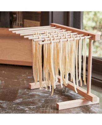 Beechwood collapsible pasta drying rack