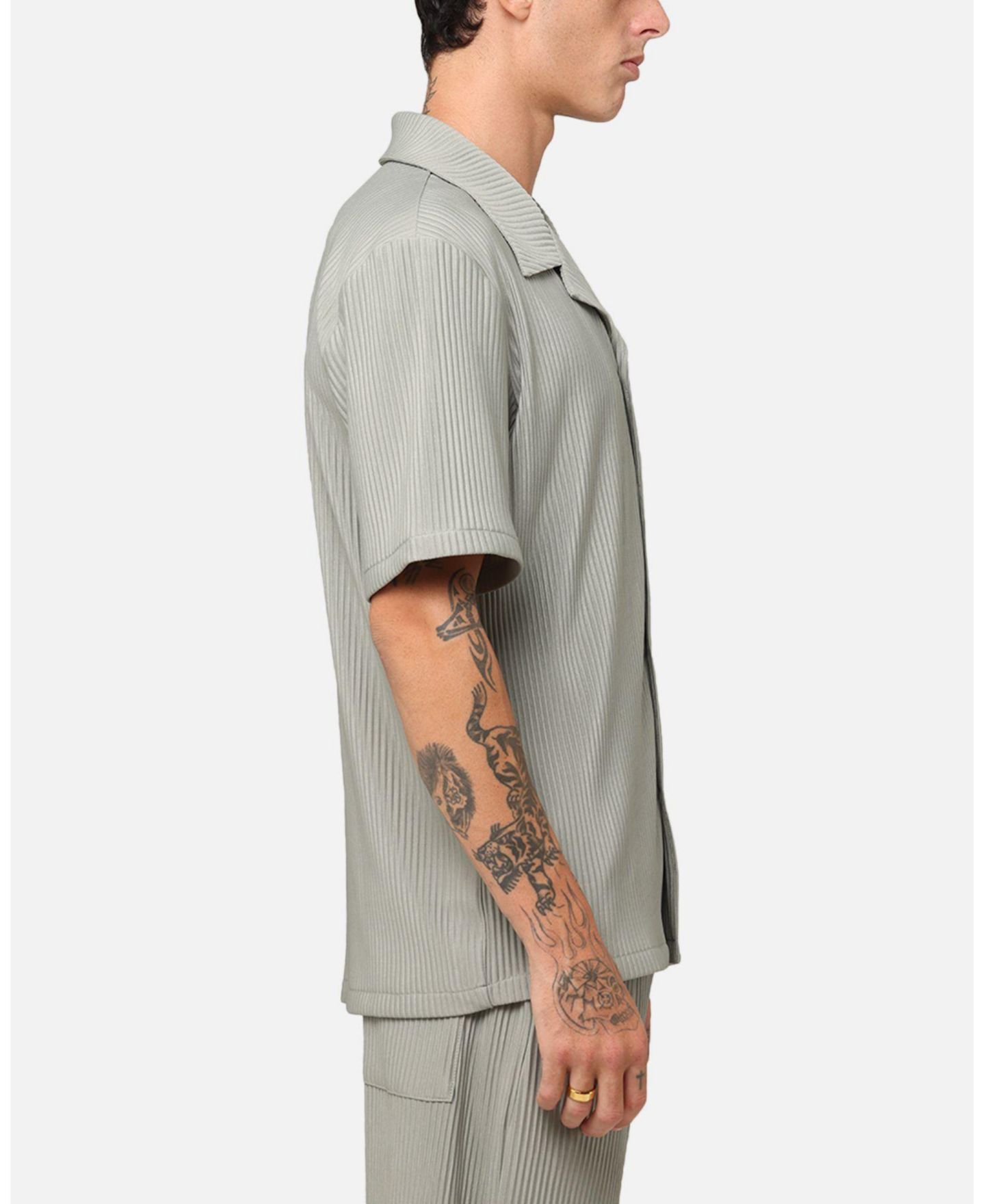 Мужская рубашка XXIII Pleated Button Up — фото 4