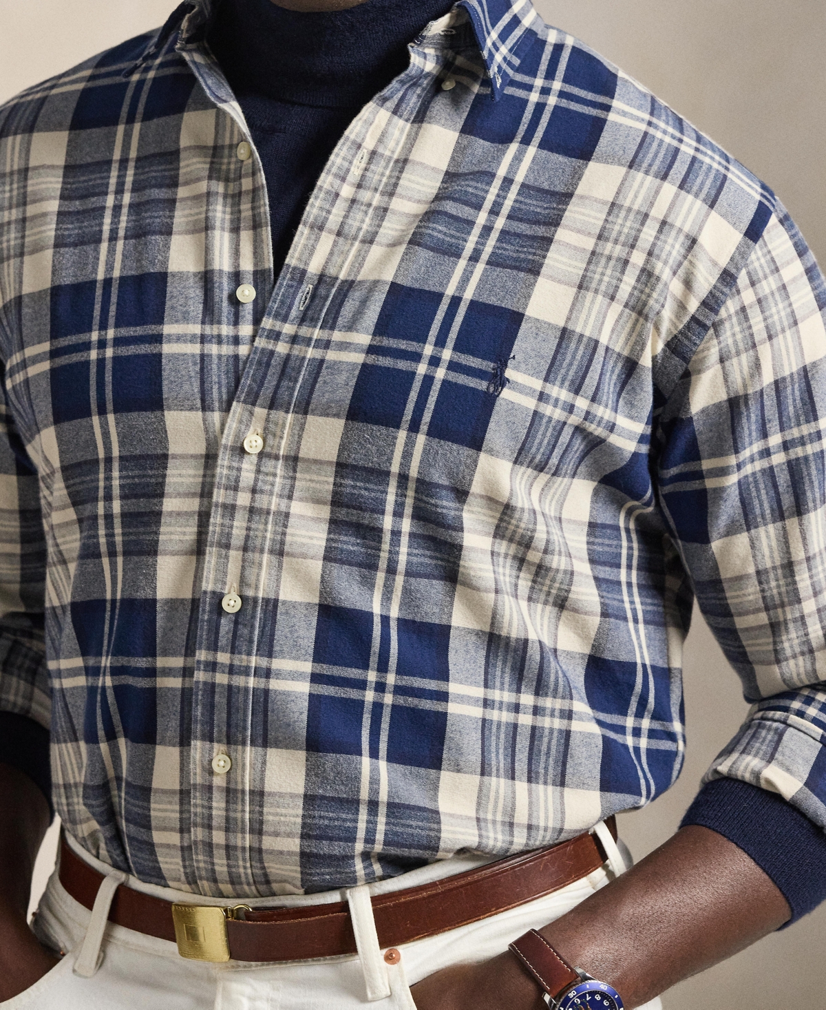 Polo Ralph Lauren Men's Big & Tall Gingham Oxford Shirt In Multi