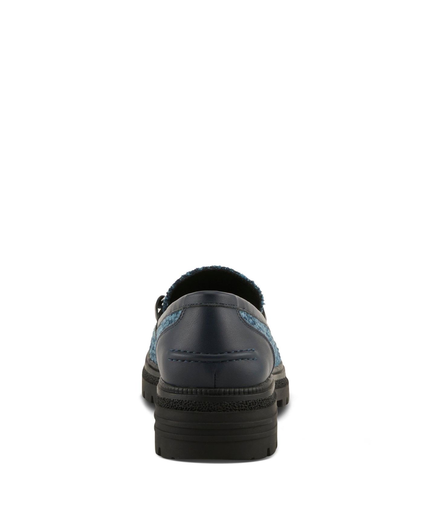 Женские туфли Patrizia Nacarri Slip-Ons with Chunky Rubber Lug Sole, цвет: Тёмно-синий — фото 2
