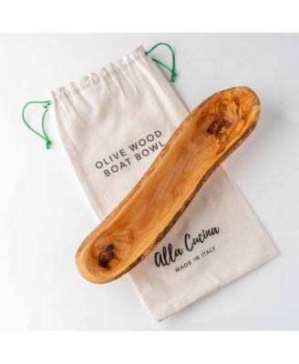 Olivewood Boat Shaped Bowl