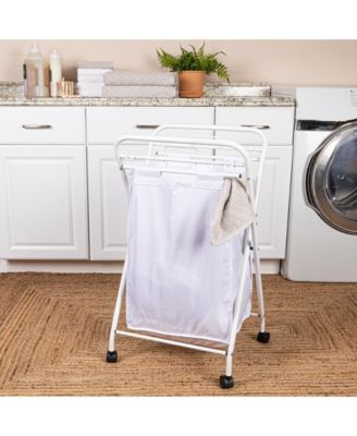 Rolling Laundry Hamper,  2 Load Capacity