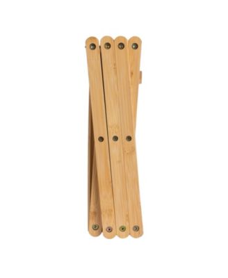 bamboo Folding Shoe Rack, Natural
