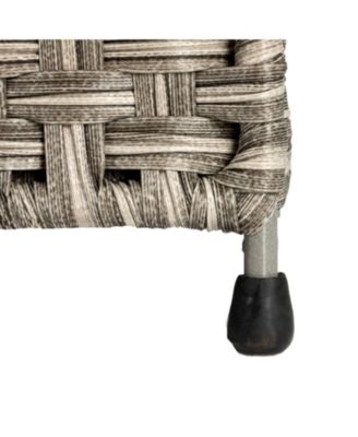 Handwoven Laundry Hamper, Gray