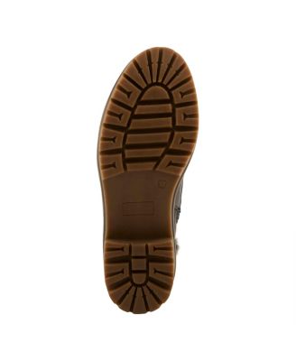 Canario Women's Faux Leather , Water-Resistant Ankle Boot With Zipper Closure and Faux Fur Lining