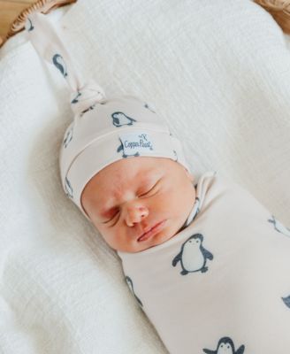 Baby Boys' and Girls' Penguins Top Knot Hat