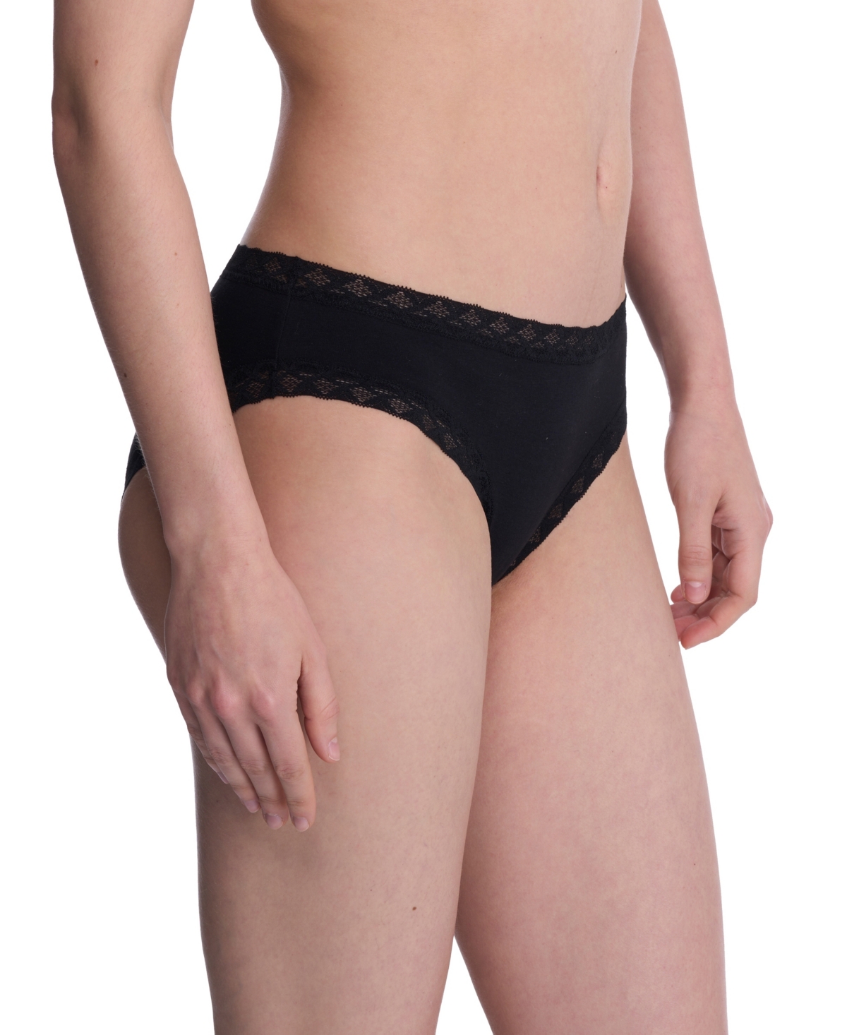 Natori Bliss Lace-trim Cotton Brief Underwear 3-pack 156058mp In Multi