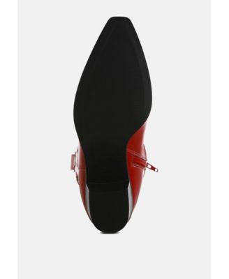 Womens Pakito Patchwork Detail Cowboy Boots