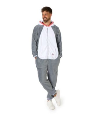 Men's Shark Costume Outfit - Animal Body Suit for Adults