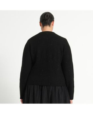 Women's Night Cardi Sparkle Knit