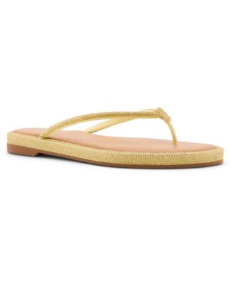 Women's Aaliyah Rhinestone Thong Flat Sandals