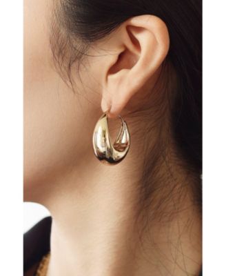 Drop Hoop Earrings