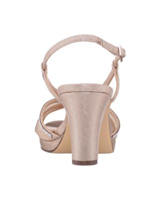 Women's Bonney Rhinestone Block Heel Dress Sandals