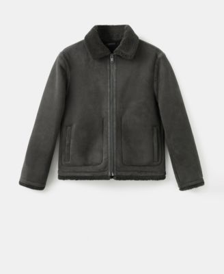 Men's Double Face Sheepskin-Effect Jacket