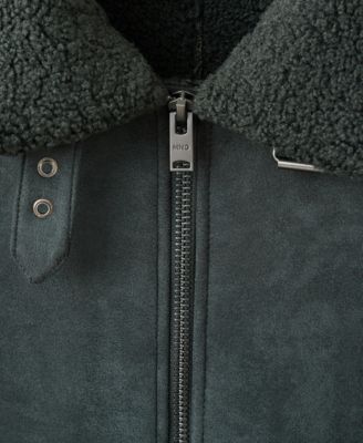 Men's Double Face Fleece Effect Jacket