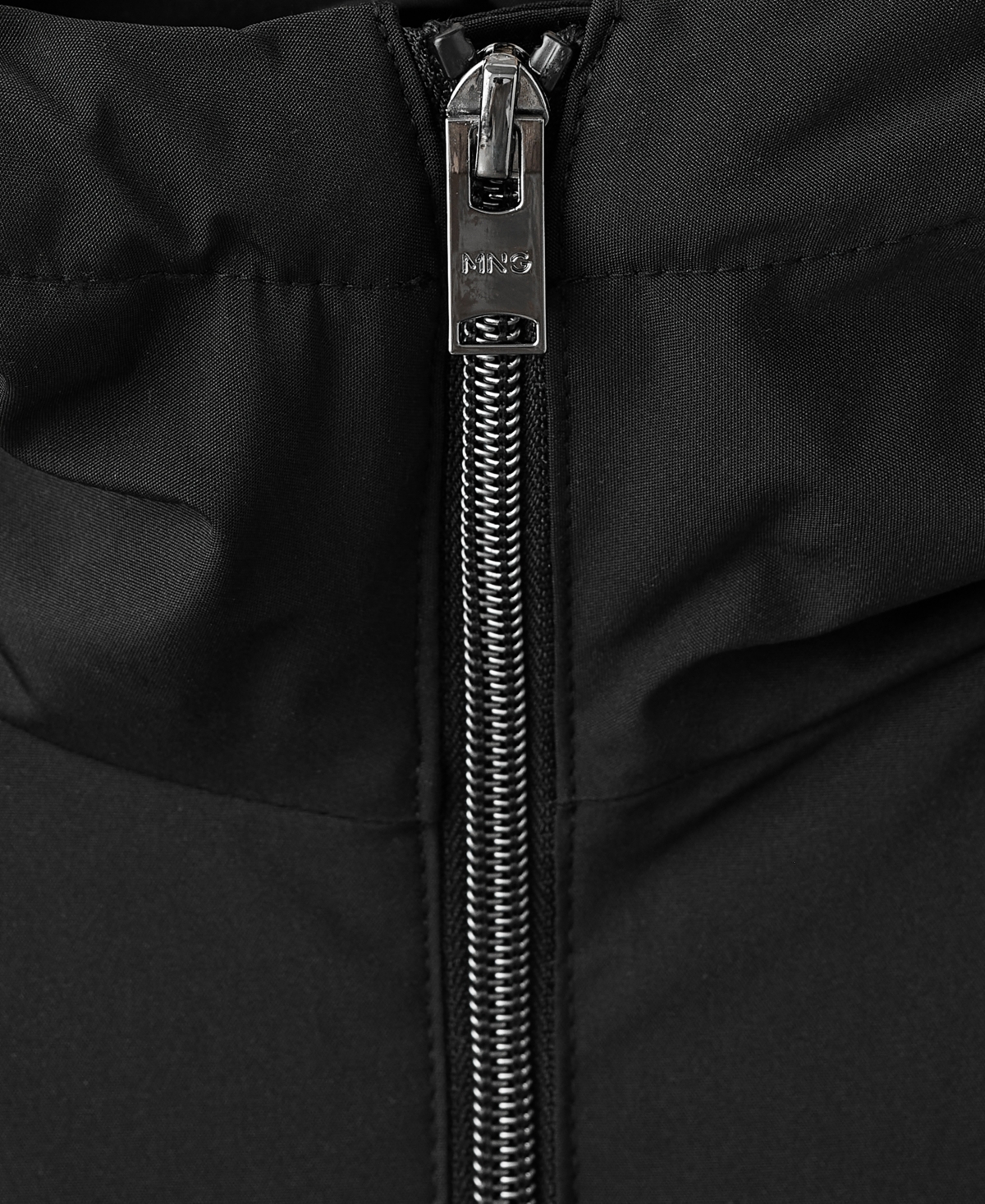 Mango Men's Water-Repellent Hooded Parka