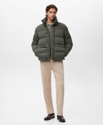 Men's Short Puffer Water-Repellent Anorak