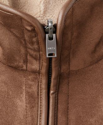 Men's Reversible Sheepskin Effect Jacket