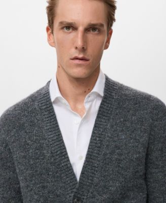 Men's Knitted Button Cardigan