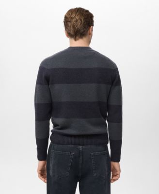 Men's Wool-Blend Striped Sweater