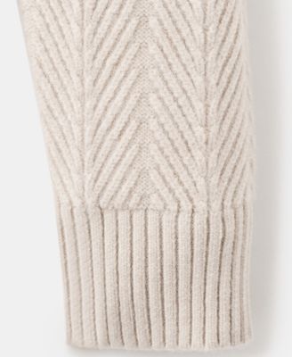 Men's Herringbone Structured Sweater