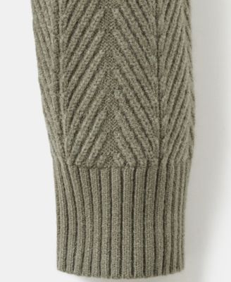 Men's Herringbone Structured Sweater