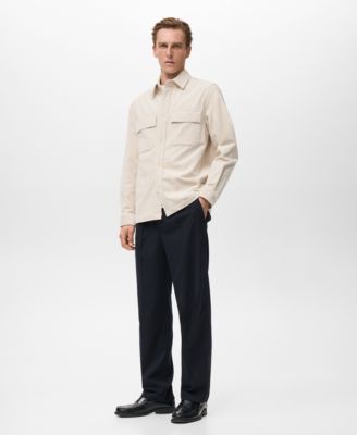 Men's Corduroy Pockets Overshirt