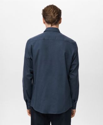 Men's Regular-Fit Cotton Shirt