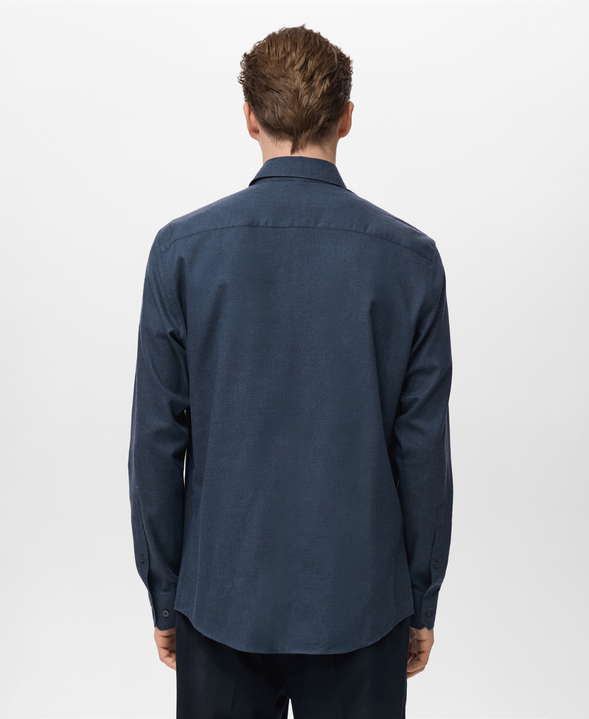 Mango Men's Regular-Fit Cotton Shirt