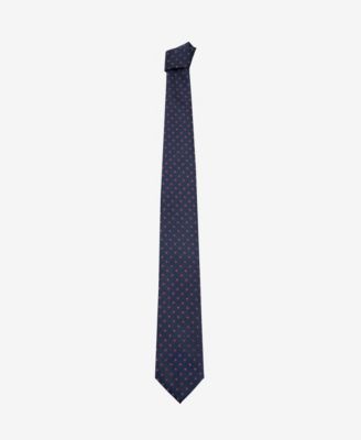 MANGO - Men's Flower Patterned Silk Tie