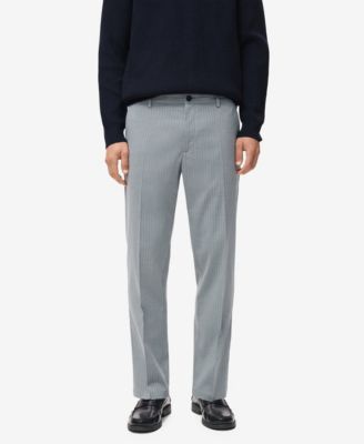 Men's Striped Slim-Fit Pants