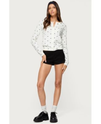 Women's Shea Polka Dot Knitted Cardigan