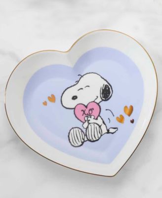 Snoopy Valentine's Day Heart Plates, Set of 4