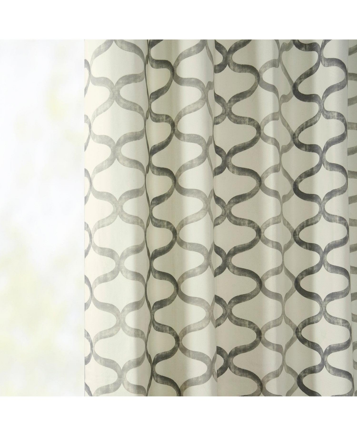 Half Price Drapes Illusions Geometric Grommet Printed Cotton Room Darkening Curtain