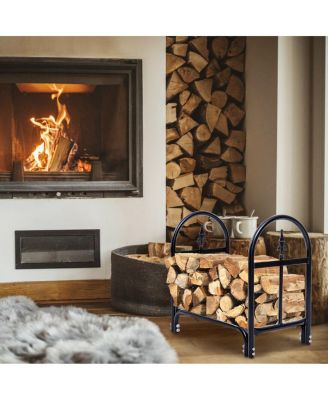 2 Feet Outdoor Heavy Duty Steel Firewood Storage Holder
