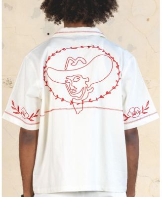 Men's Frontier Embroidered Button Up