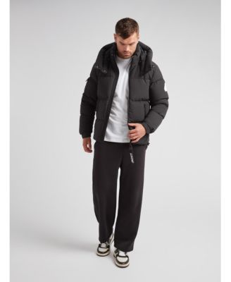 Men's EZ Water Hooded Puffer Racer Jacket