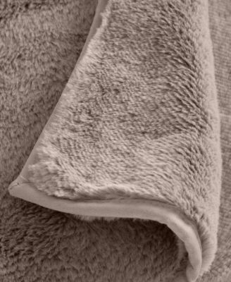 Reversible Faux-Fur Throw, 50" x 70", Macy's Exclusive (A $150.00 Value)