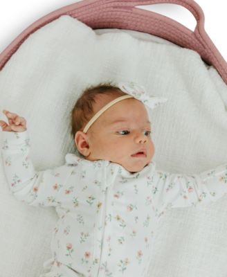 Baby Girls' Eloise Printed Zip-Up Footed Pajamas