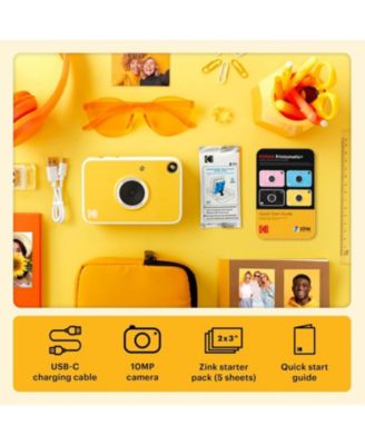 Printomatic+ Instant Camera Bundle 10MP w/ 20 Zink Paper