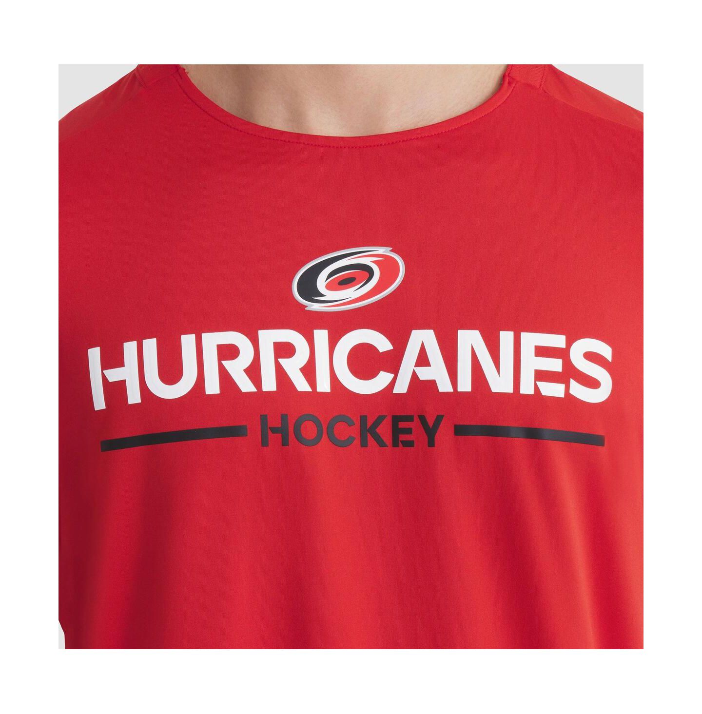 Мужская футболка Fanatics Red Carolina Hurricanes Authentic Pro Rink Tech — фото 4