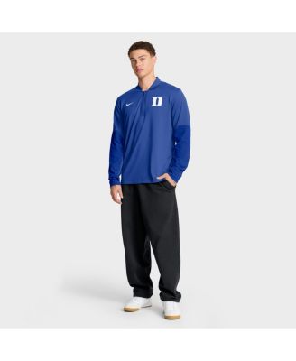Men's Royal Duke Blue Devils One Goal Performance Half-Zip Pullover Sweatshirt